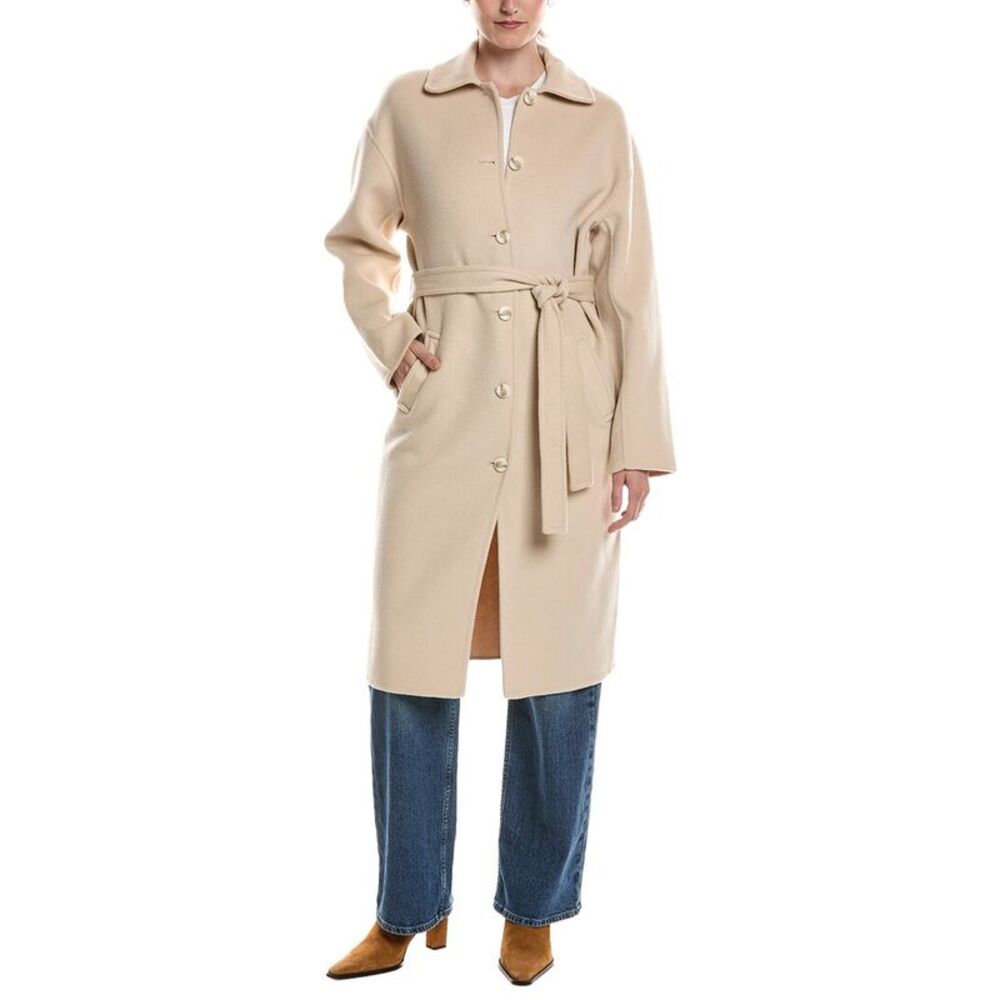 J.Mclaughlin Womens Wool & Cashmere-Blend Maren Coat